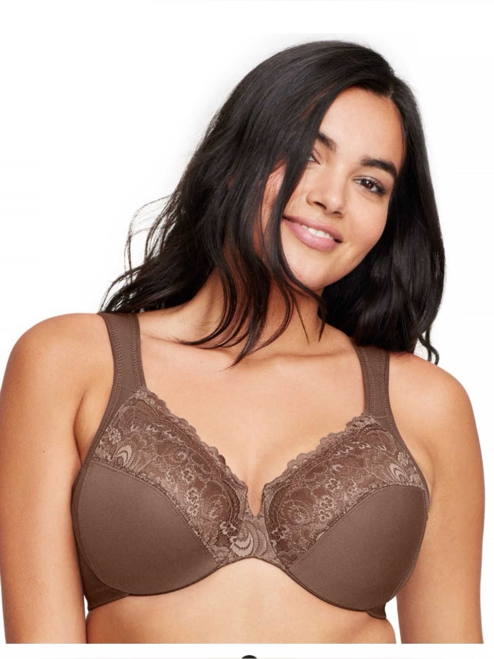 Glamorise Full-Figure Wonderwire Back Close Bra Size 40G